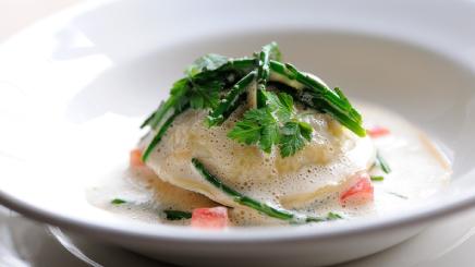 Ravioli of crab